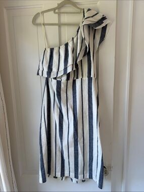 seen worn kept denim dress Seen Worn Kept Slouchy Long-Sleeve Denim Midi Dress